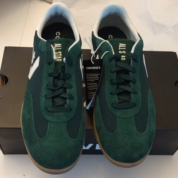 Converse Run Star Trainer. Green Envy/Egret/White. Low top Shoe. Unisex, Size 9 - Picture 7 of 16